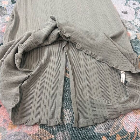 Anthropologie Daily Practice Ribbed Sweater Midi Dress 2X Sleeveless Knit Maxi - Picture 11 of 16